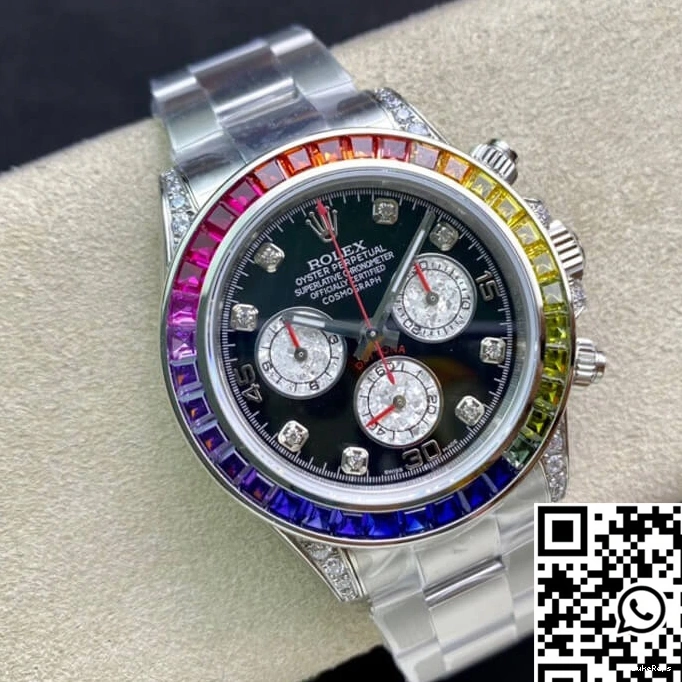 116599 Dial TW Daytona Factory RBOW Diamond Rolex 0413